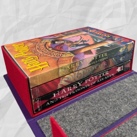 Complete set of US Advanced Reader Copies (ARCs) of Harry Potter books 1-3, The Sorcerer’s Stone, Chamber of Secrets, and Prisoner of Azkaban, published by Scholastic