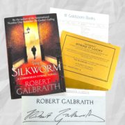 The Silkworm Cormoran Strike Series First Edition Signed by Robert Galbraith J.K. Rowling 2014