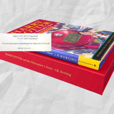 Harry Potter and the Philosopher's Stone, First UK Edition, 3rd Printing, Hardcover, Bloomsbury 1997, J.K. Rowling