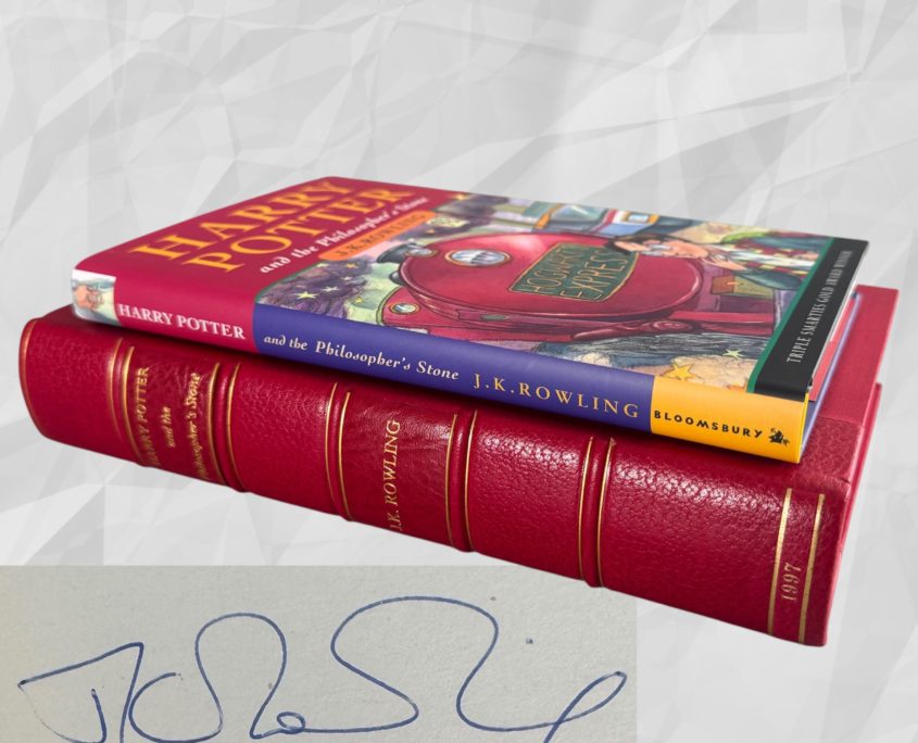 Harry Potter and the Philosopher’s Stone, First UK Edition, 33rd Printing, Signed by J.K. Rowling, pristine