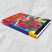 Harry Potter and the Philosopher’s Stone First UK Edition 4th Printing Hardcover – Spine and Bottom Edge