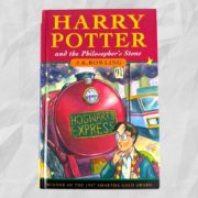 Harry Potter and the Philosopher’s Stone First UK Edition 4th Printing Hardcover – Front Cover