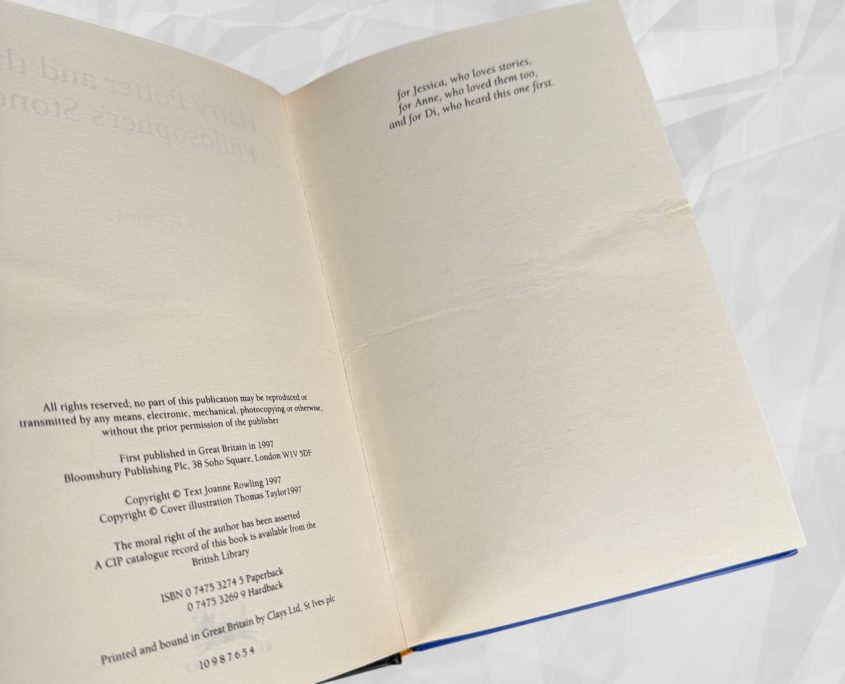 Copyright and Dedication Page