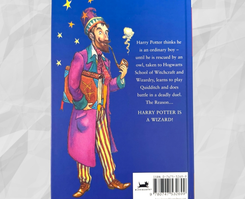 Harry Potter and the Philosopher's Stone: Back Cover