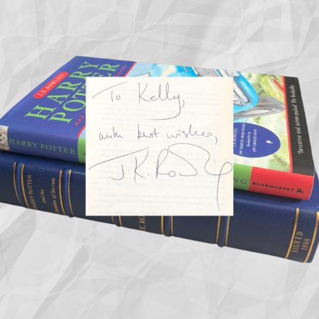 Harry Potter and the Chamber of Secrets, First UK Edition, First Printing, Hardcover, Bloomsbury, Signed Mid-1998 by J.K. Rowling, Fine Condition