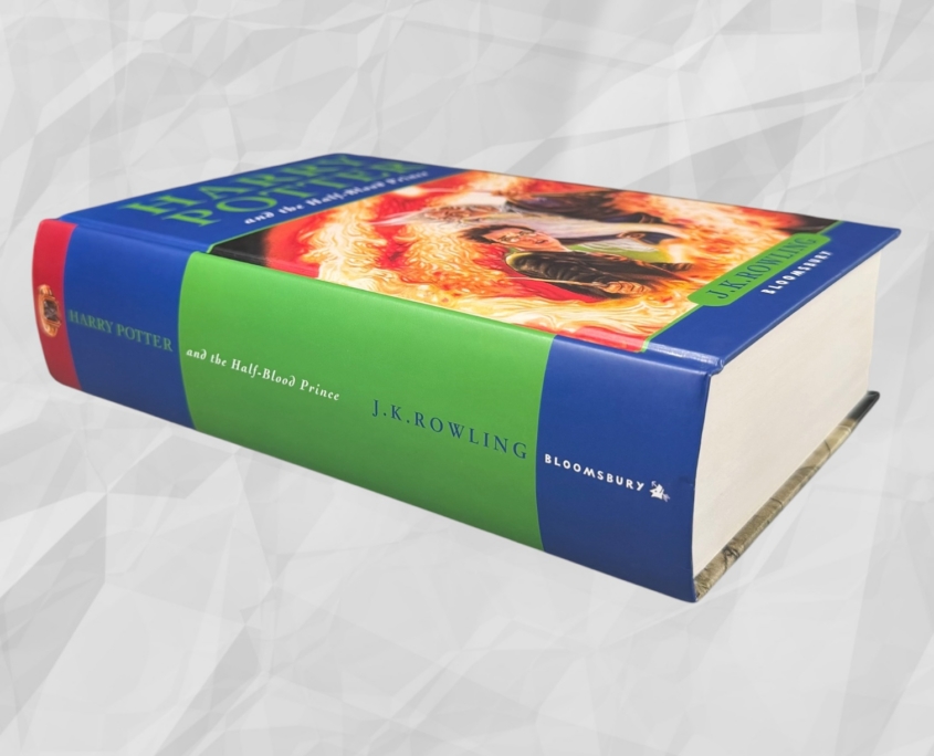 Harry Potter and the Half Blood Prince: Spine base and bottom edge