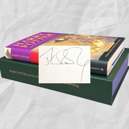Harry Potter and The Prisoner of Azkaban, First UK Edition, 3rd Printing, Hardback, Signed by J. K. Rowling, Bloomsbury 1999