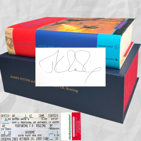 Harry Potter and the Goblet of Fire, First Canadian Edition, First Printing, Hardcover, Raincoast, Signed by J. K. Rowling