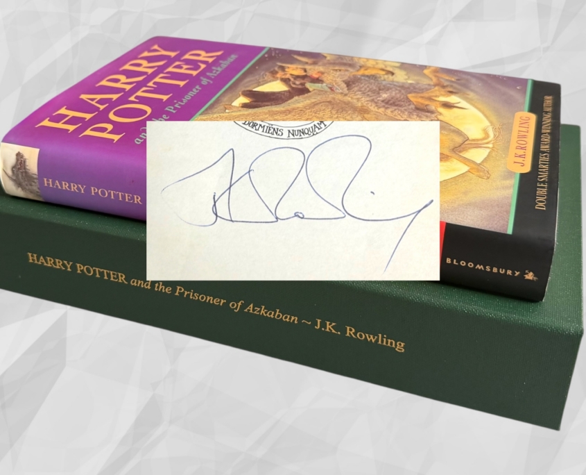 Harry Potter and The Prisoner of Azkaban, First UK Edition, 7th Printing, Hardback, Signed by J. K. Rowling, Bloomsbury 1999