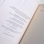 Harry Potter and the Philosopher's Stone & Chamber of Secrets: Chamber of Secrets copyright page