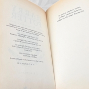 Harry Potter and the Philosopher's Stone: Copyright Page