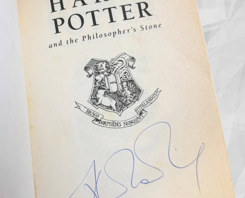 Harry Potter and the Philosopher's Stone: Signature